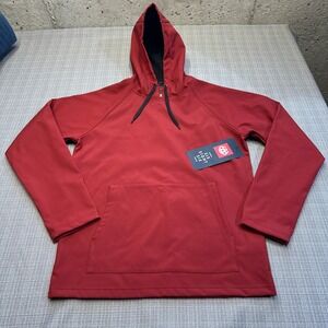 New 686 Bliztex Hoodie Mens Small Rusty Red‎ Thermal Warm Pullover Fleece Lined